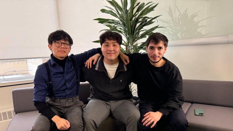 Three founders of Firefly Spark app.