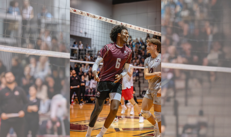 Marauder volleyball player Haben Yohannes