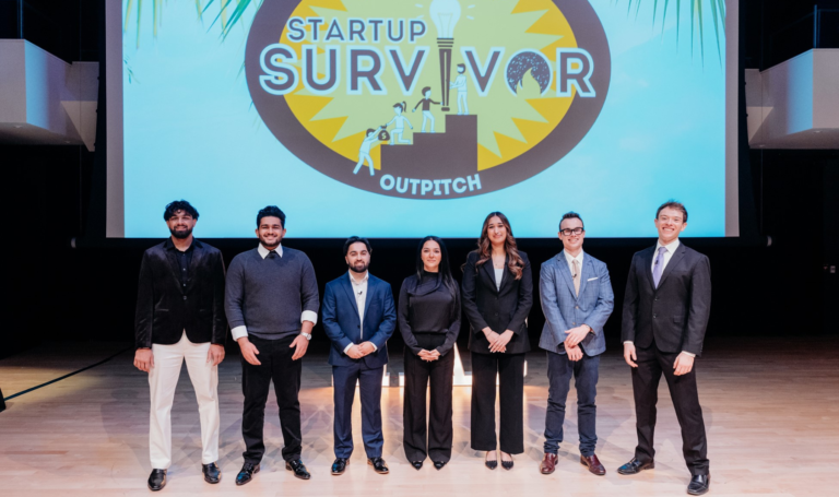 Startup Survivor finalists on stage.