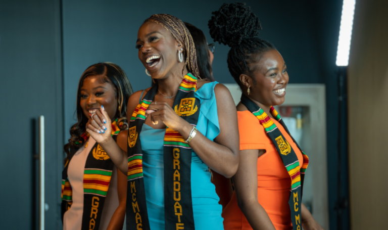 New grads at the Black Excellence Graduate Celebration.