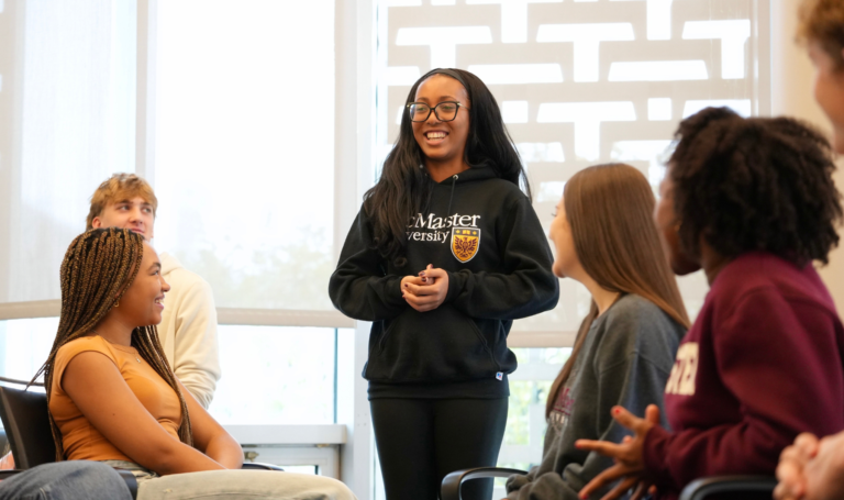 Olivia and peers from Wilson College.