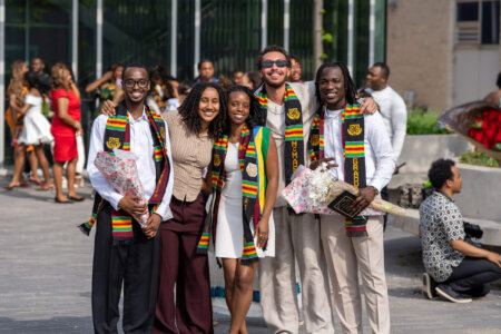Graduates at Black Excellence Graduate Celebration