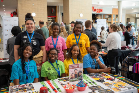 Black Student Success Centre booth during fair