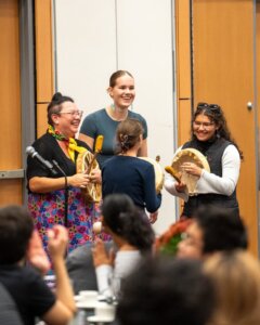 Kindred Spirits drumming group during Harvest Dinner