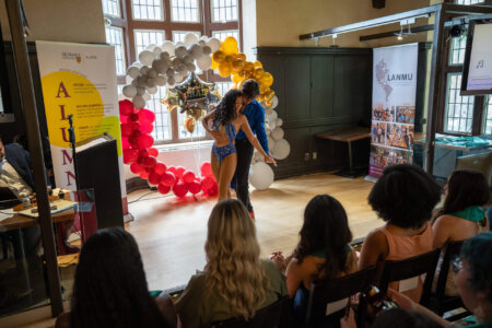 Dancers during Latin American Graduate Celebration
