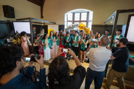 Graduating class at Latin American Graduate Celebration