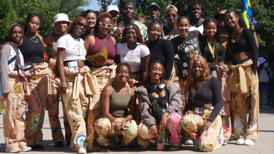 Black Student Success Centre reps during Welcome Week